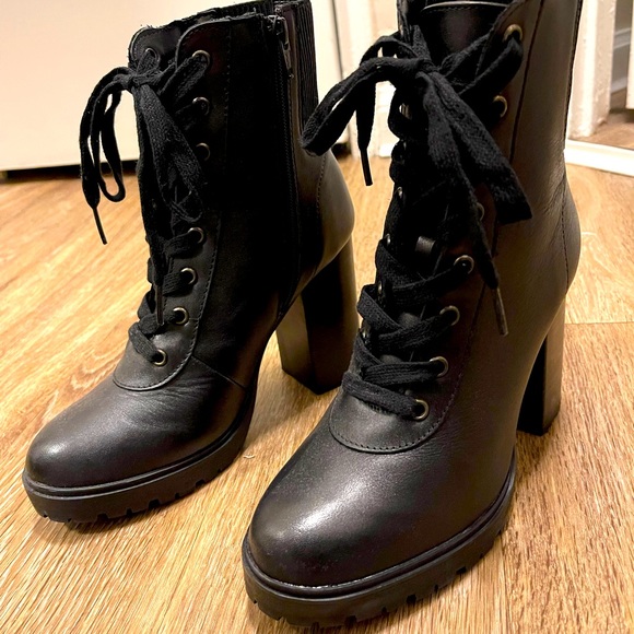 Black Steven Madden Boots 👢❌Sold❌ - Picture 1 of 8